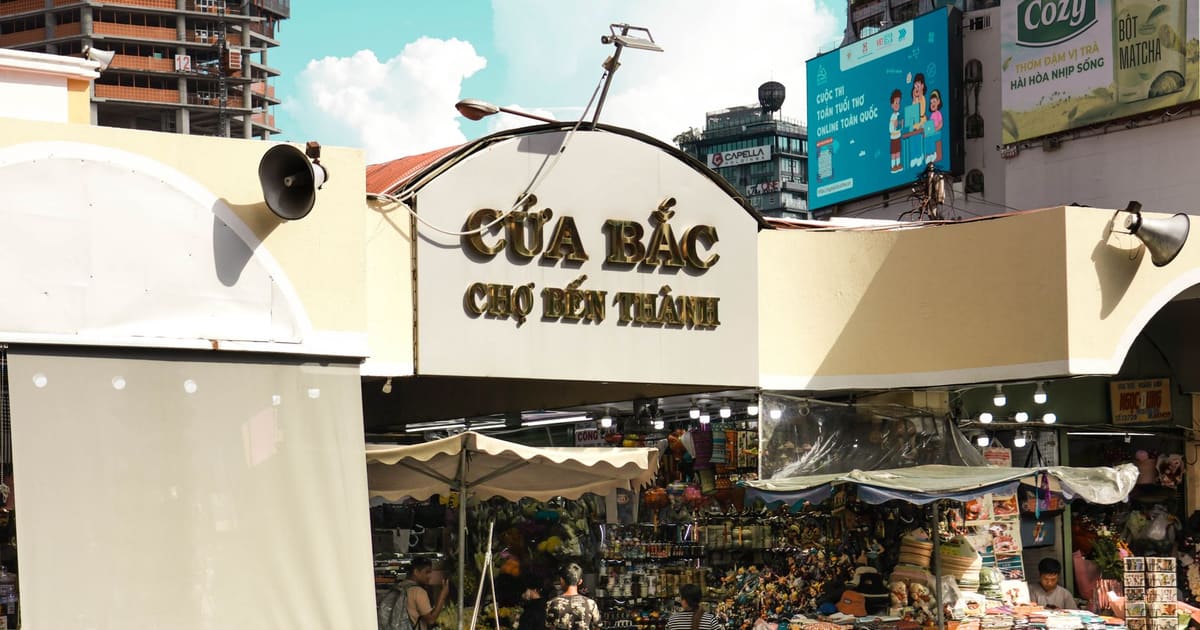 Saigon Ben Thanh Audio Walking Tour (Self-Guided)