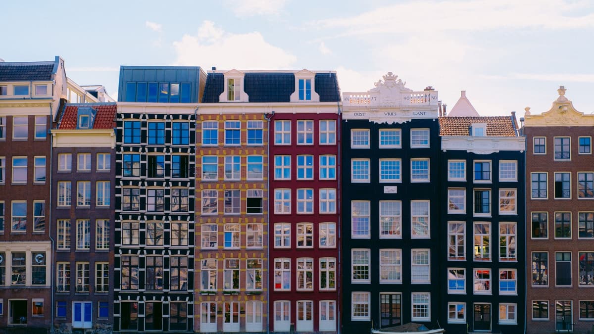 Amsterdam canal houses