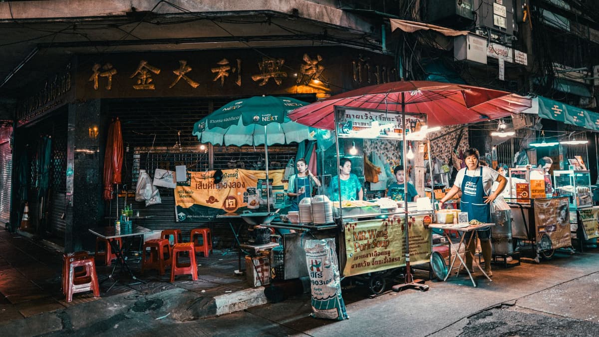 Street food in Chinatown, Bangkok