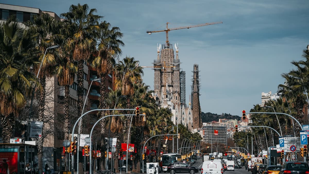 Barcelona La Rambla street