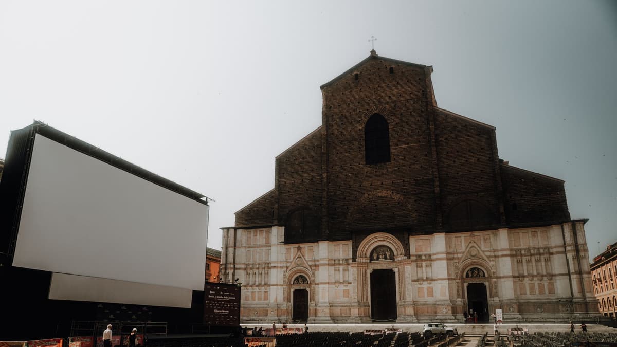San Petronio basilica on Piazza Maggiore, Bologna