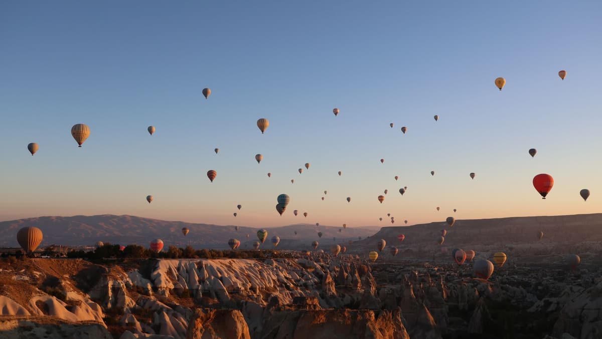 Ballons über Kappadokien