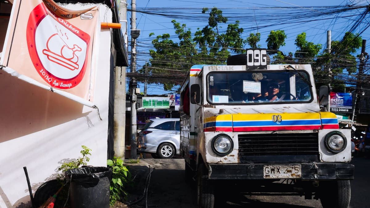 A jeepney in Cebu City
