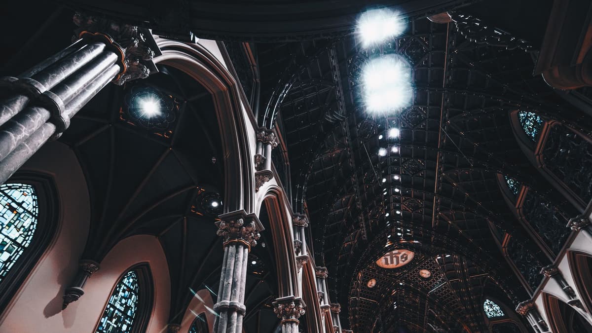 The nave of Holy Name Cathedral, Chicago