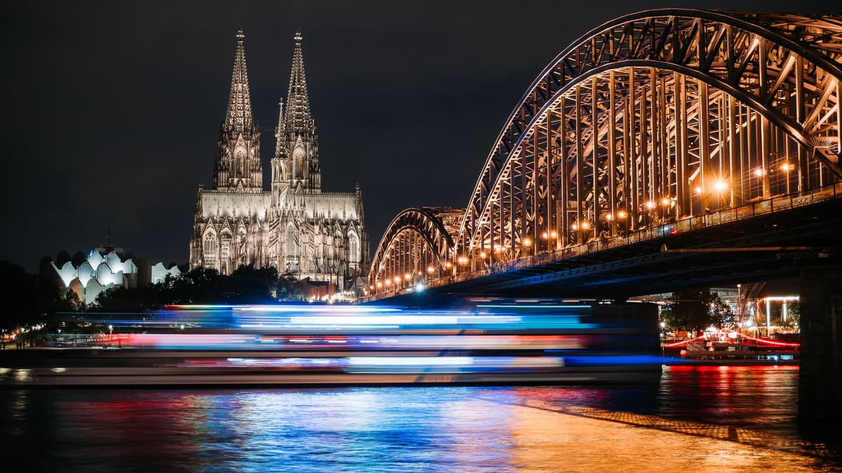 Cologne old town Rhine