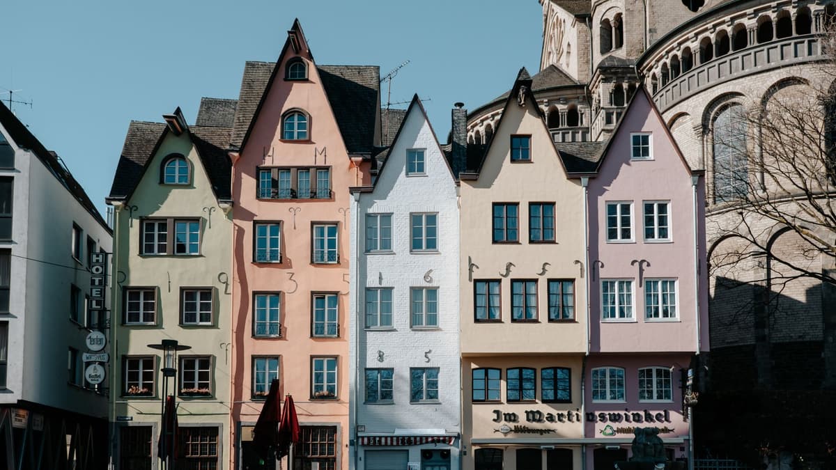 A historic square in Cologne's old town