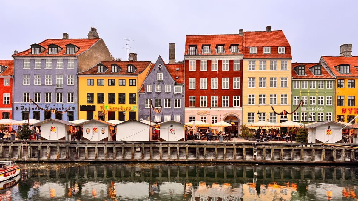 Nyhavn Copenhagen colorful houses