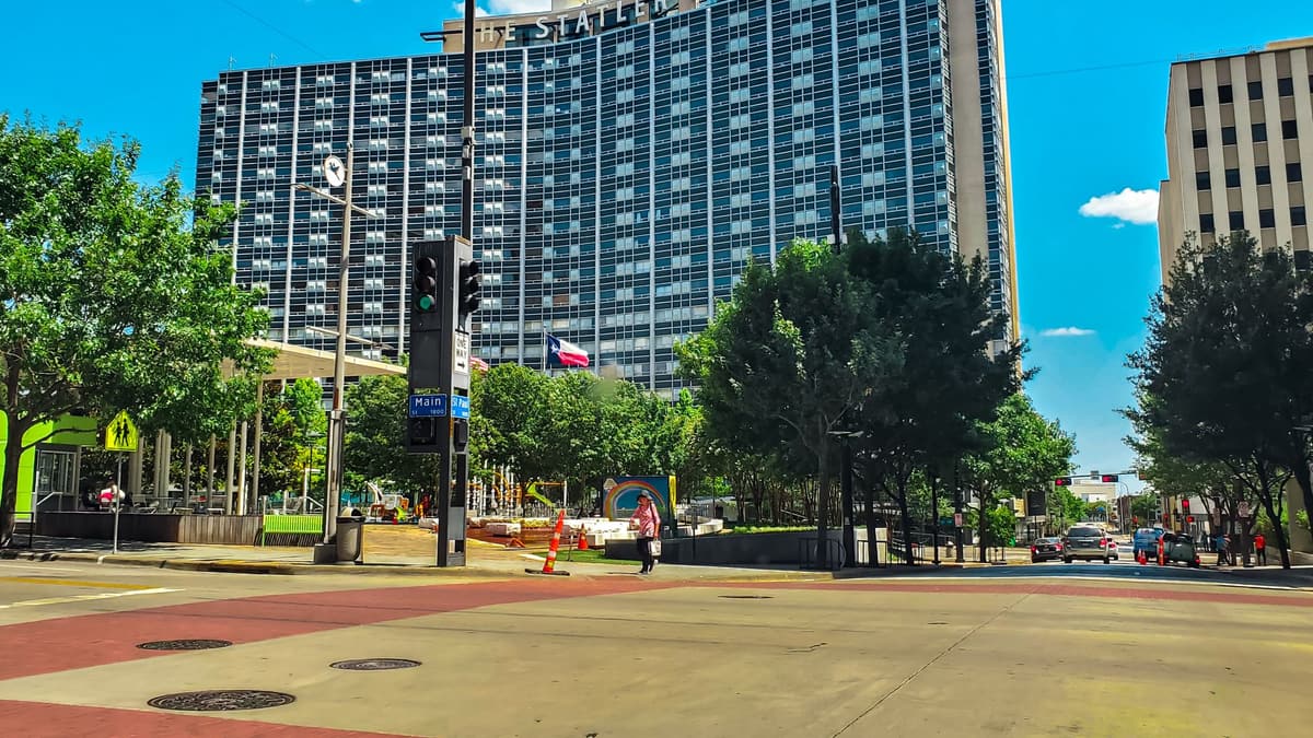The Statler by Main Street Garden, near Main and Harwood, Dallas