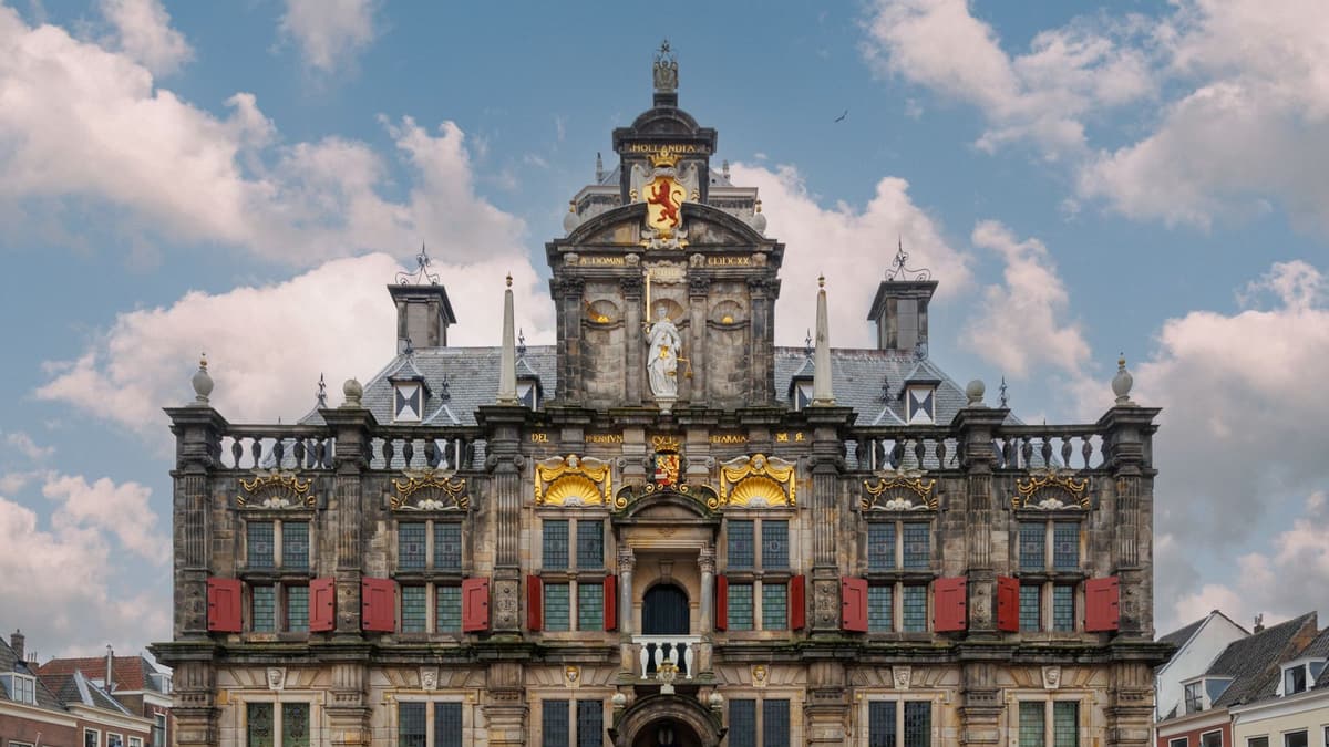 Das Rathaus von Delft