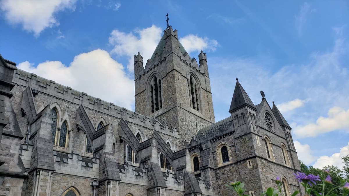A medieval cathedral in Dublin