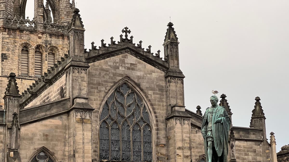 Parliament Square and St Giles' Cathedral, Edinburgh