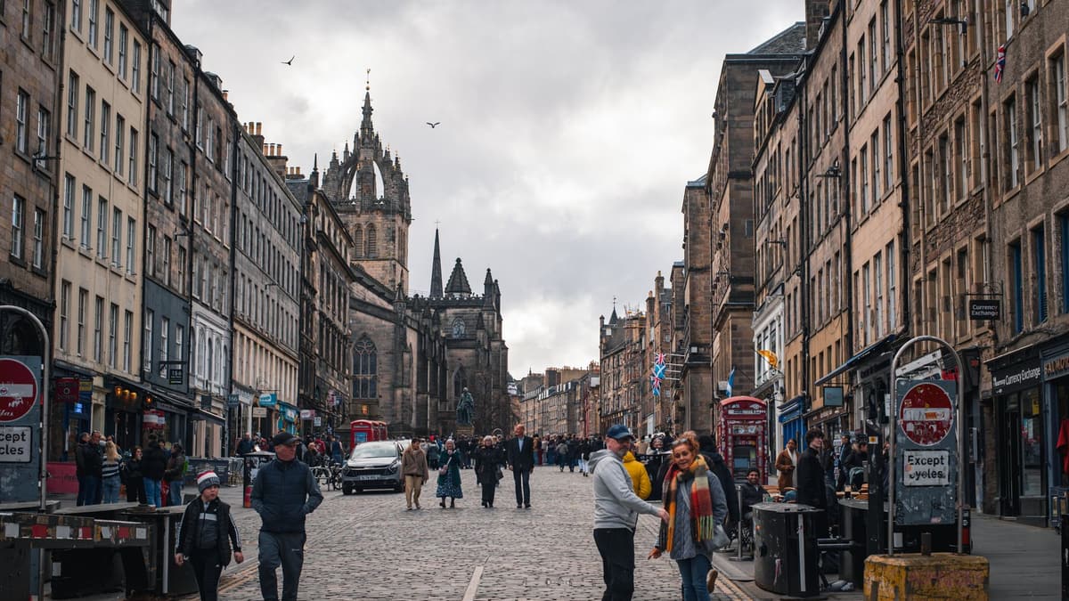 The Royal Mile's High Street, Edinburgh