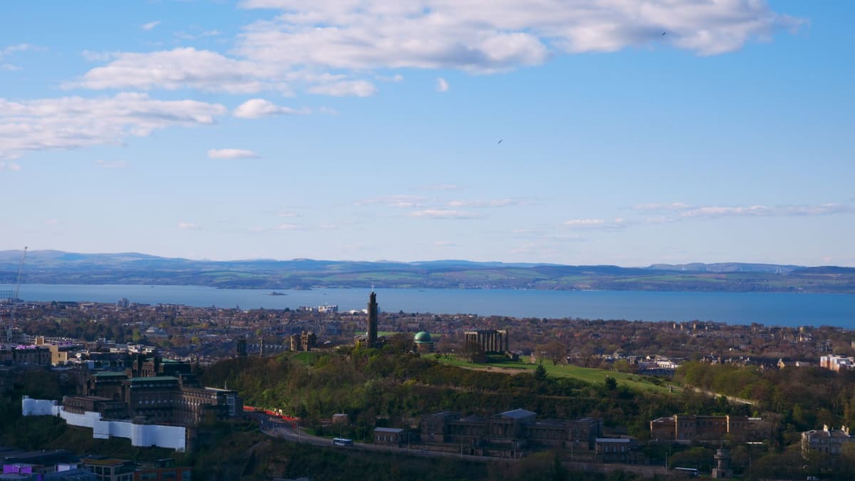 Edinburgh and the Firth of Forth
