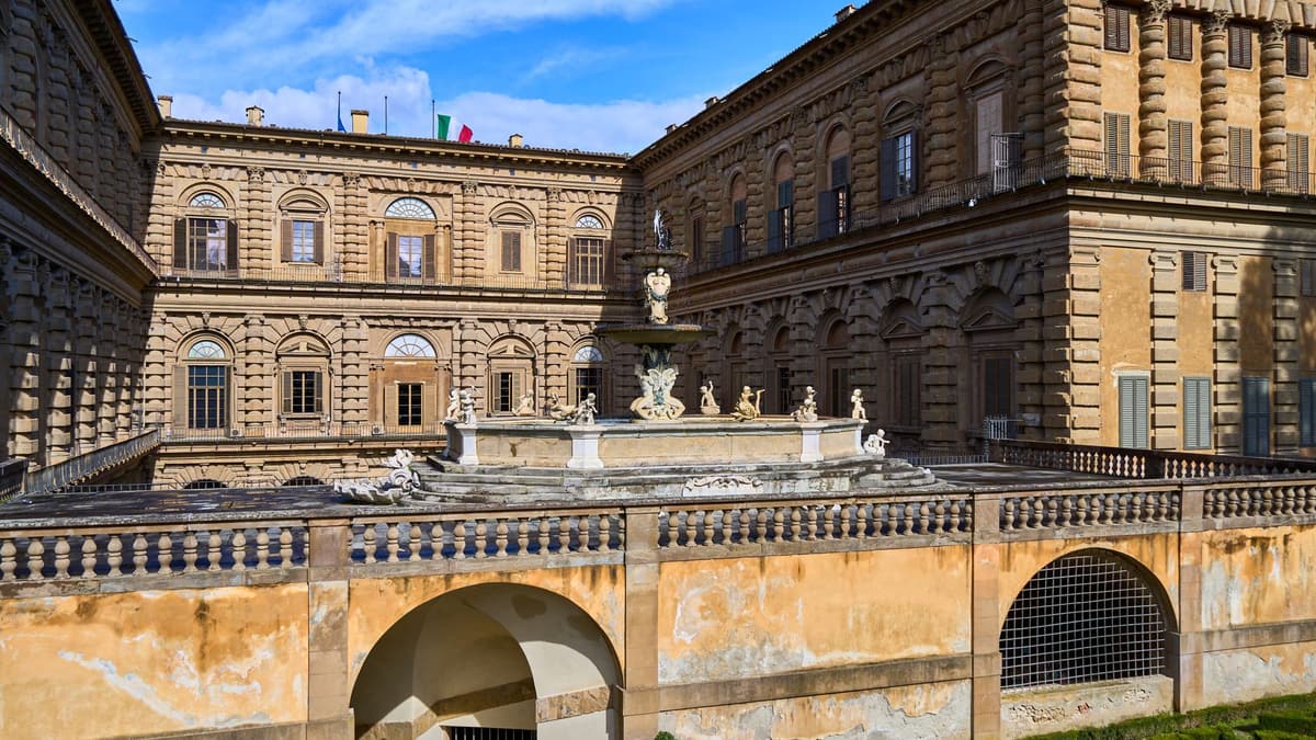 Palazzo Pitti from the Boboli Gardens side, Florence