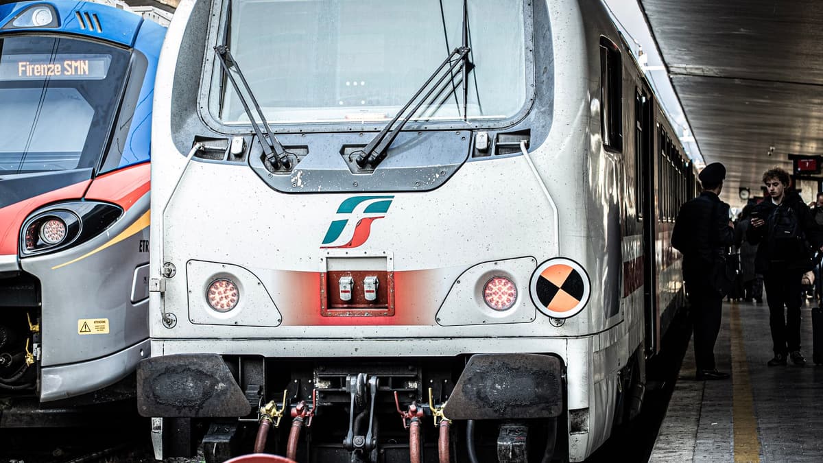 Trains at Santa Maria Novella station, Florence