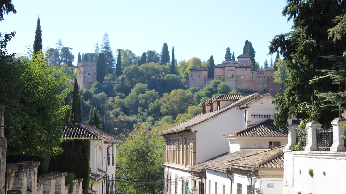 Alhambra view from Albaicin Granada
