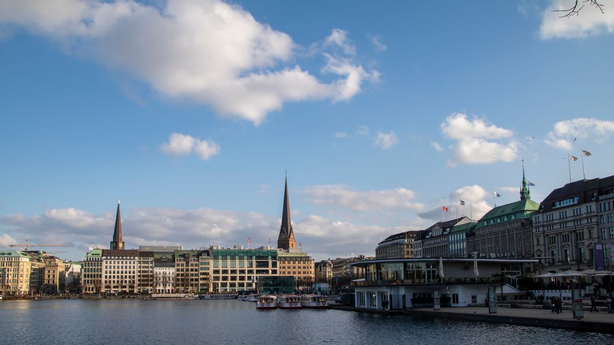 Binnenalster Jungfernstieg Hamburg
