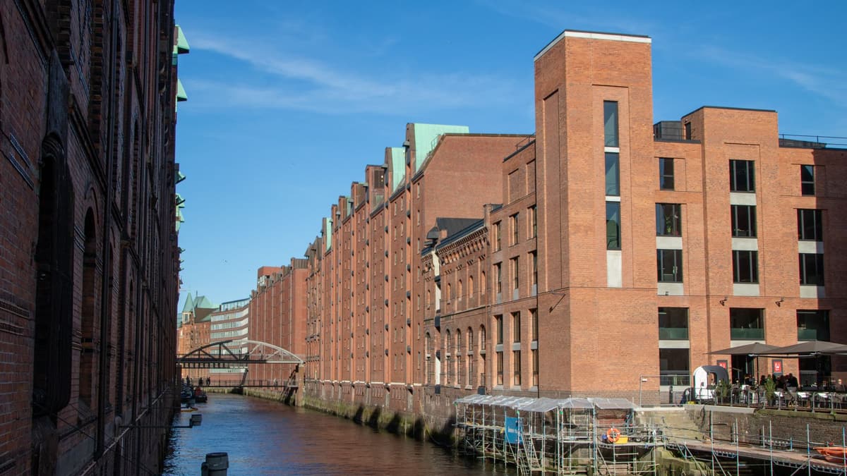 Wasserschloss en la Speicherstadt, Hamburgo