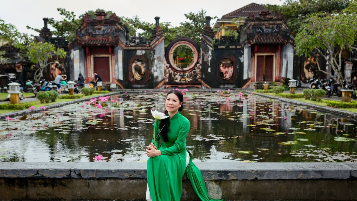 Ein alter Tempel in Hội An