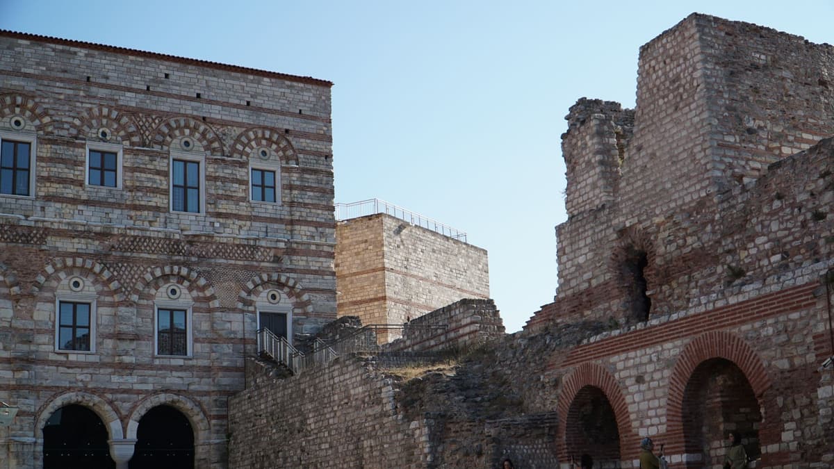 The Tekfur Palace on the land walls, Istanbul
