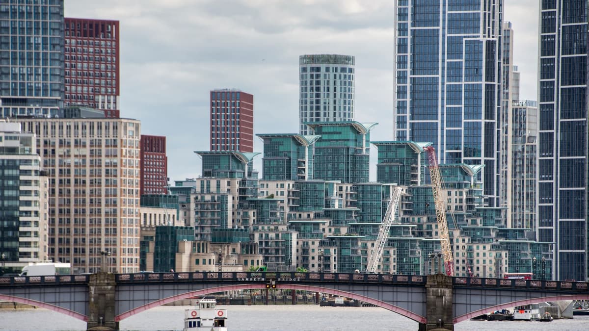 Vauxhall Bridge over the Thames, London