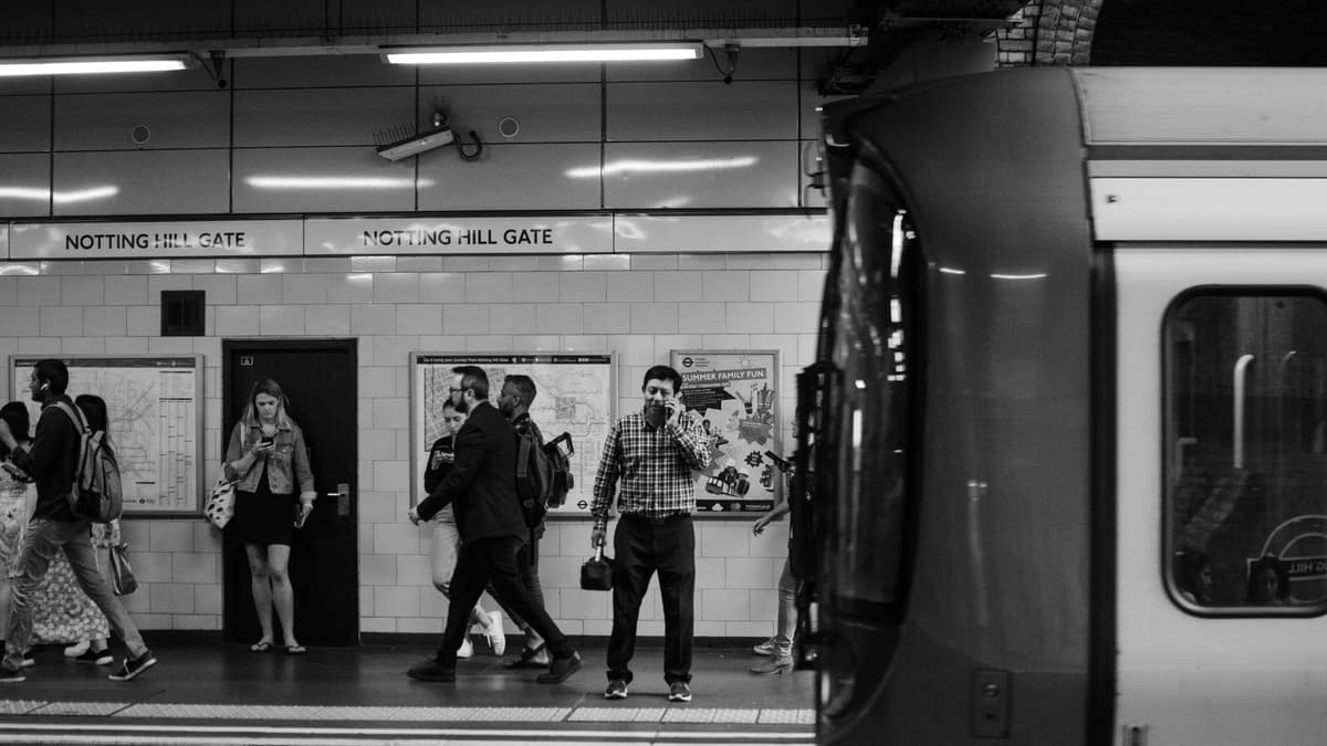 Notting Hill Gate Underground station, London