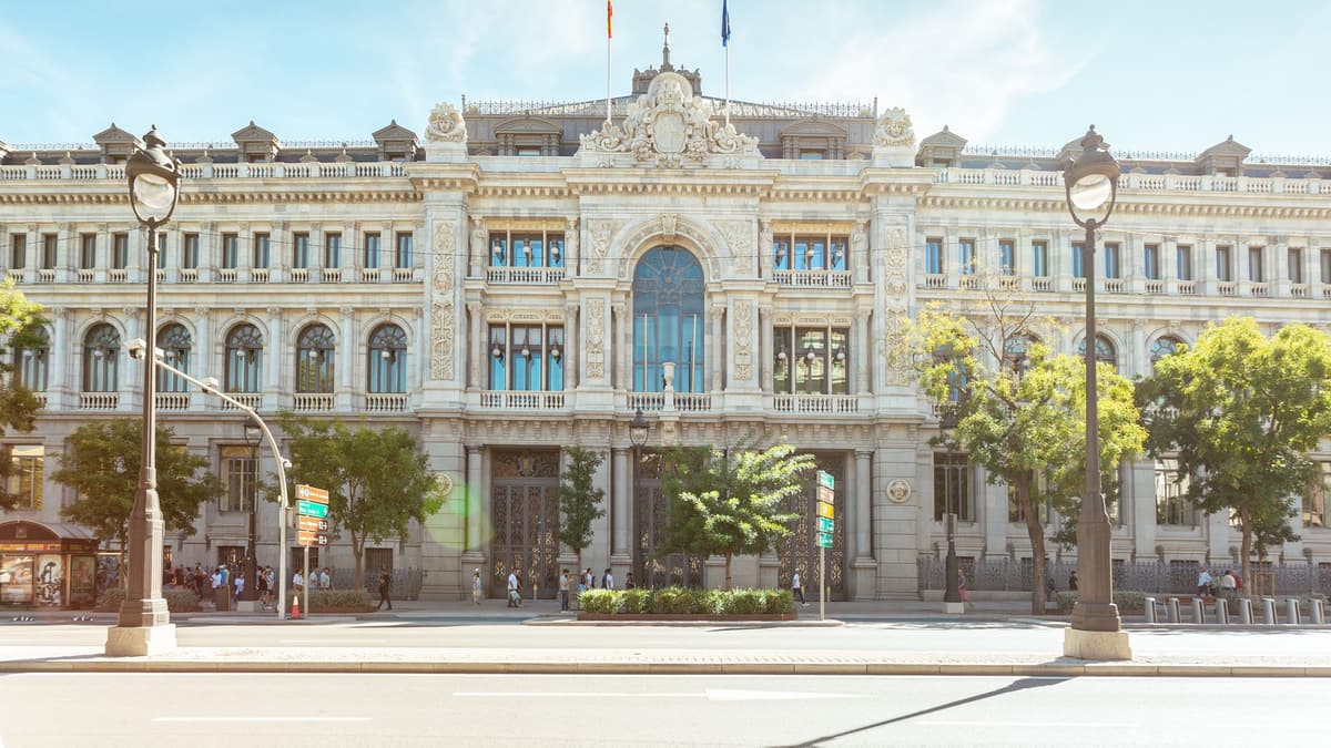 The Bank of Spain building, Madrid