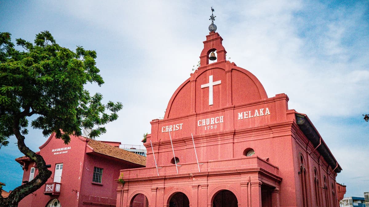 Malacca's red buildings