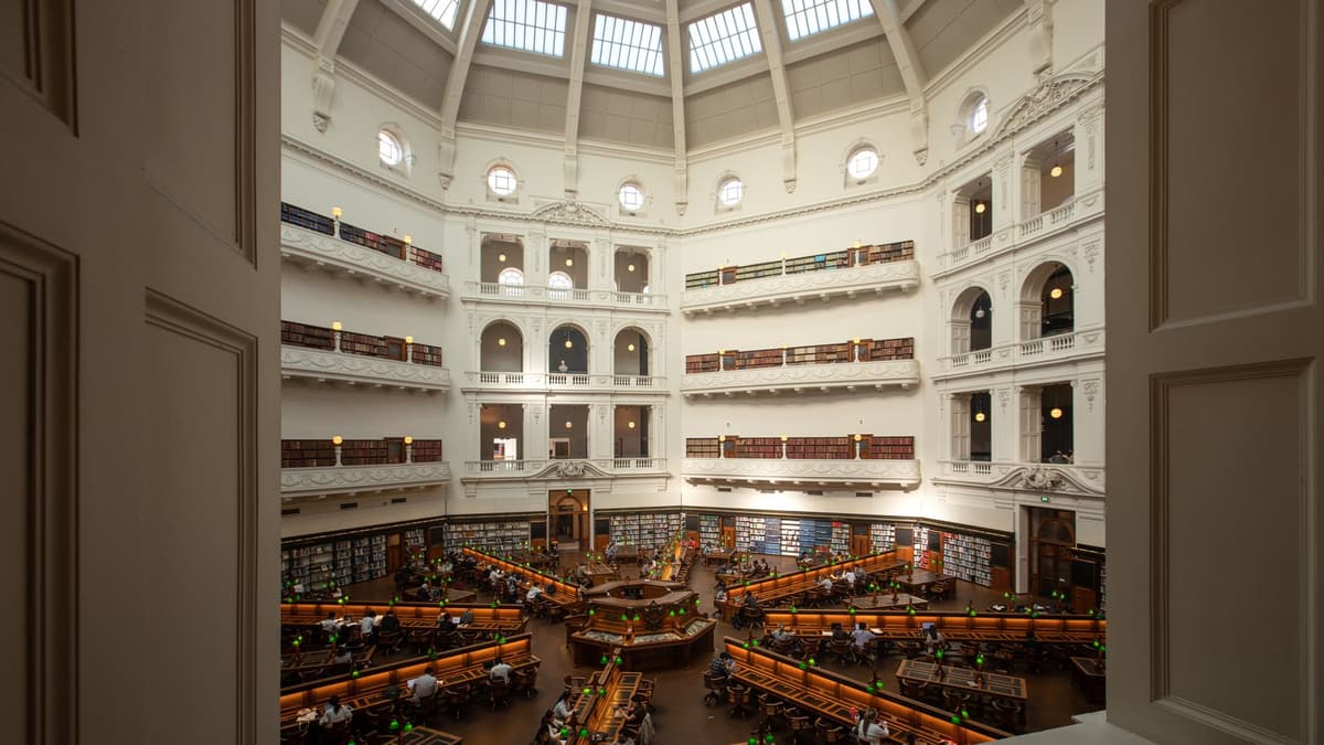 State Library Victoria reading room