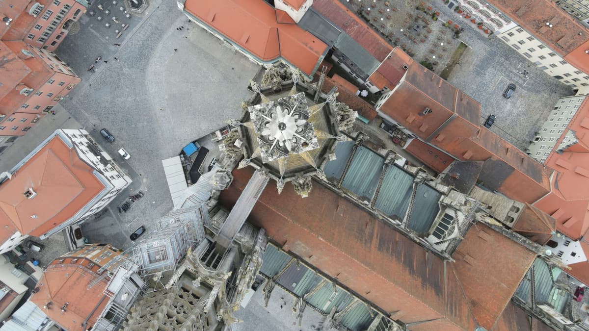 Marienplatz Munich from St Peter