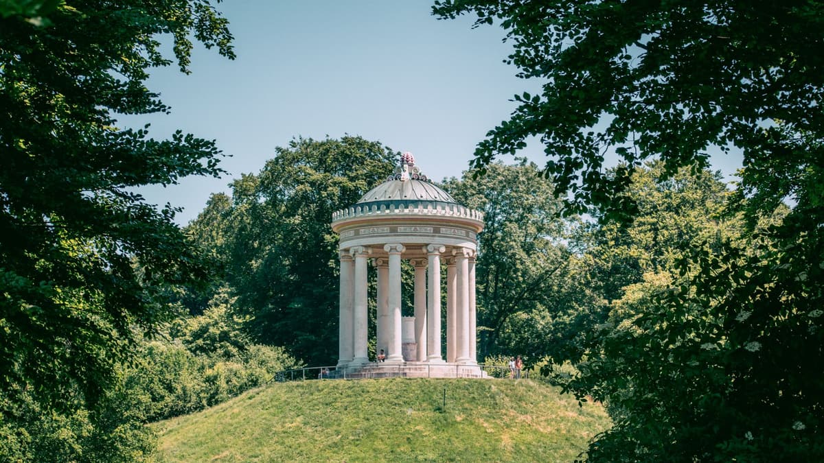 Der Monopteros im Englischen Garten, München
