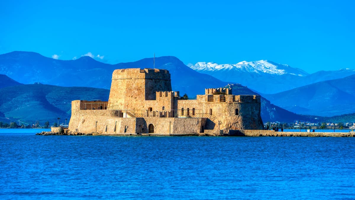 Der Bourtzi in Nafplio