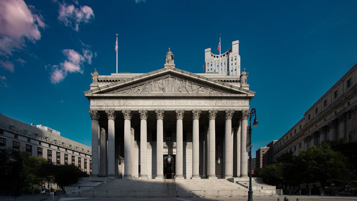 New York County Courthouse at 60 Centre Street