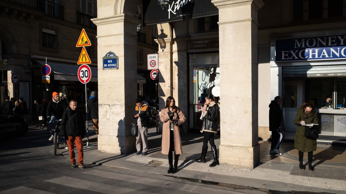 The arcades of the Rue de Rivoli, Paris