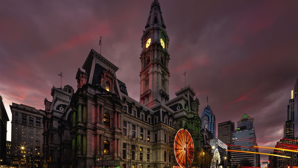 La tour du City Hall de Philadelphie