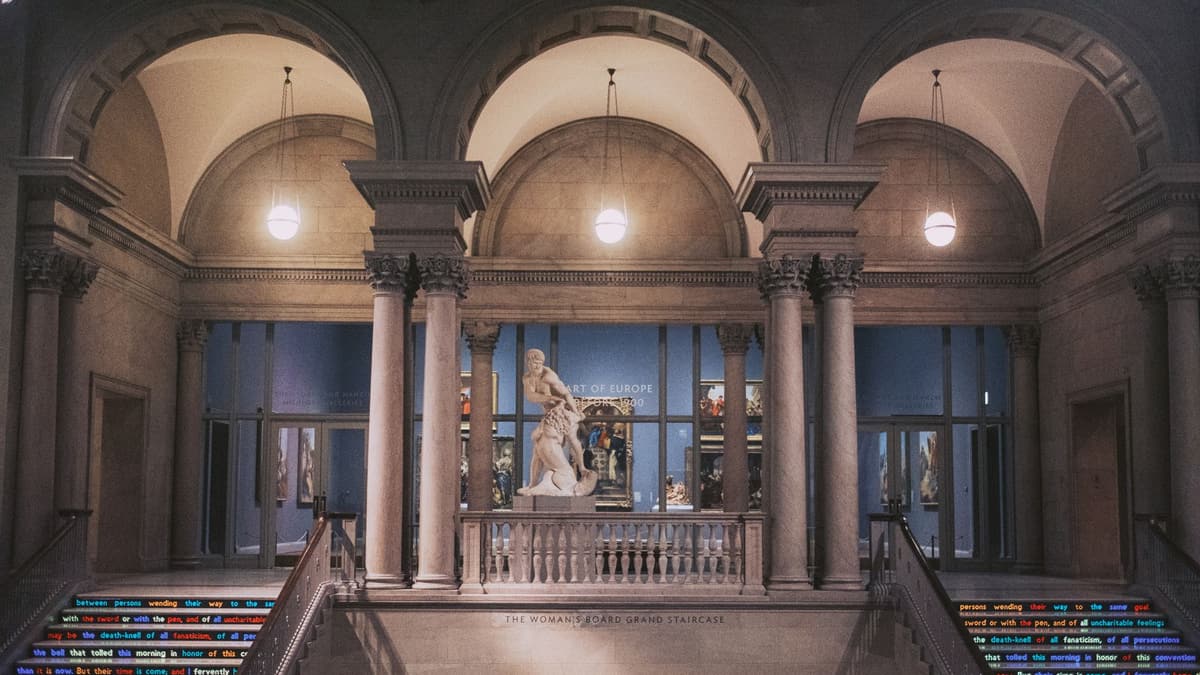 Die Treppe des Philadelphia Museum of Art