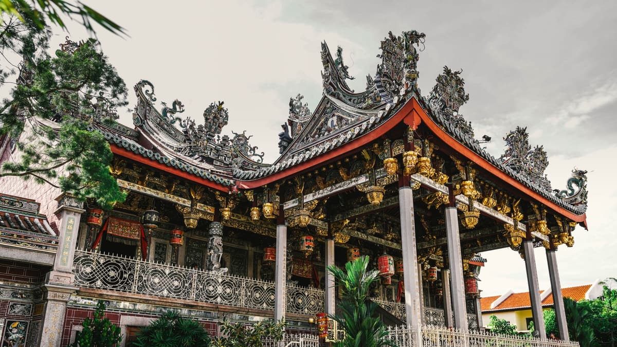 Ein chinesischer Schrein in Phuket