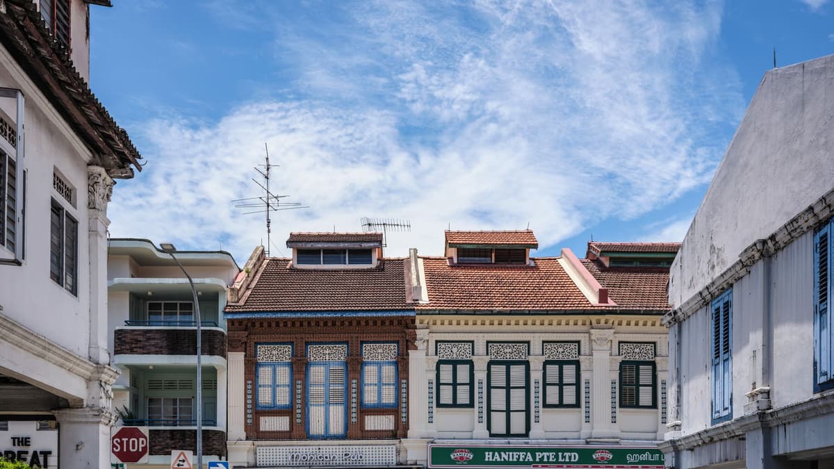 Shophouses in der Altstadt von Phuket