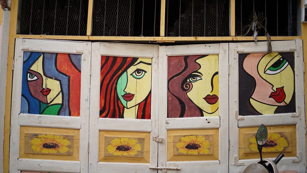 Straßenkunst in der Altstadt von Phuket