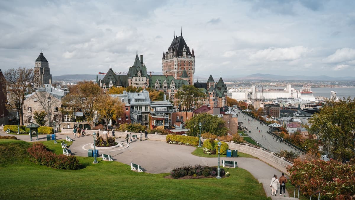 Old Quebec and the Château Frontenac