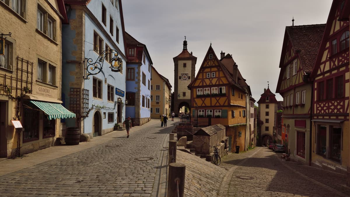 The Plönlein in Rothenburg ob der Tauber