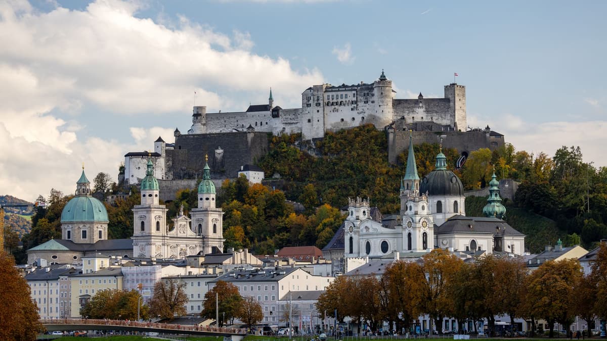 Hohensalzburg fortress view Salzburg