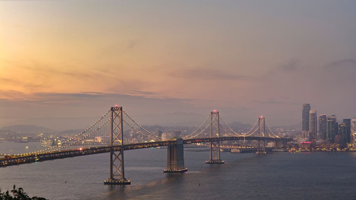 San Francisco bay bridge
