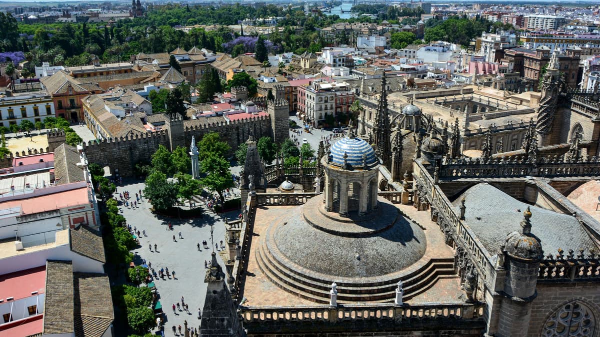 Seville cathedral Giralda tower