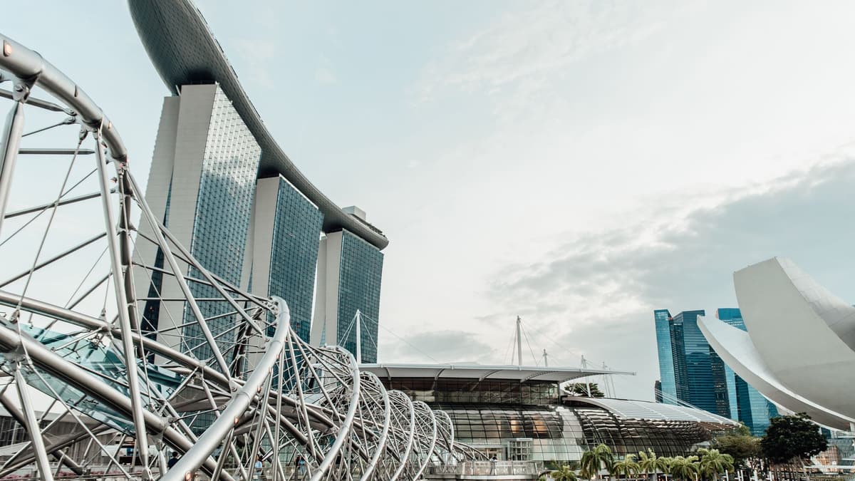 The Helix Bridge, Singapore