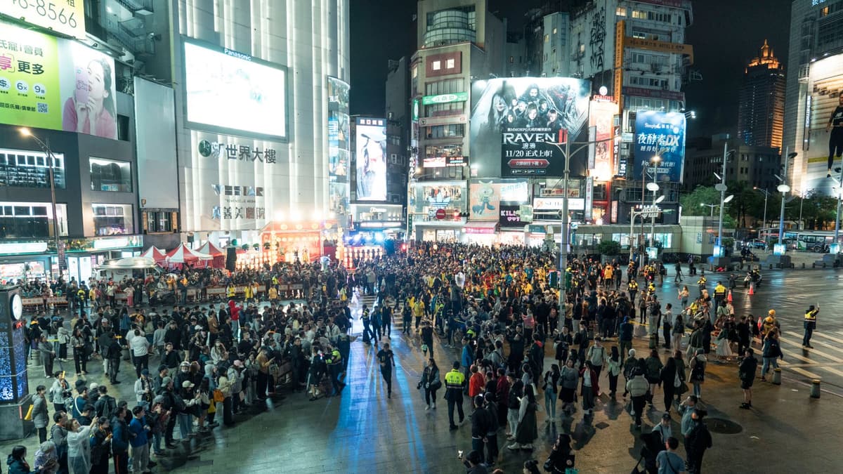 Ximending in Taipeh