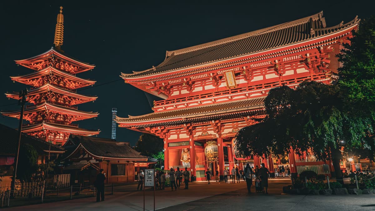 Senso-ji-Tempel in Tokio