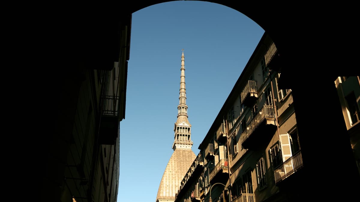 Turin arcades Via Roma