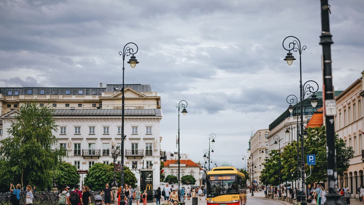Warsaw Nowy Swiat street
