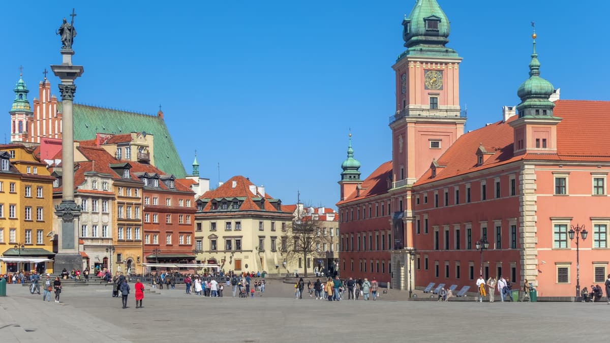 Castle Square and the Royal Castle, Warsaw
